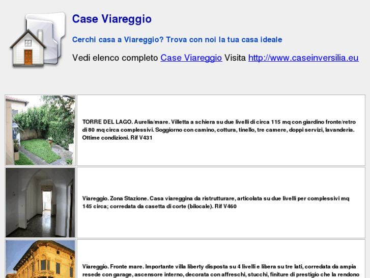 www.caseviareggio.net