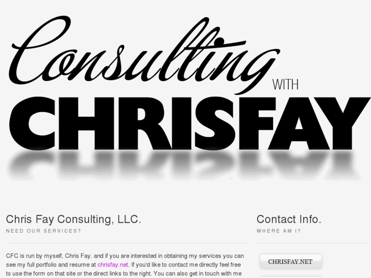 www.chrisfayconsulting.com