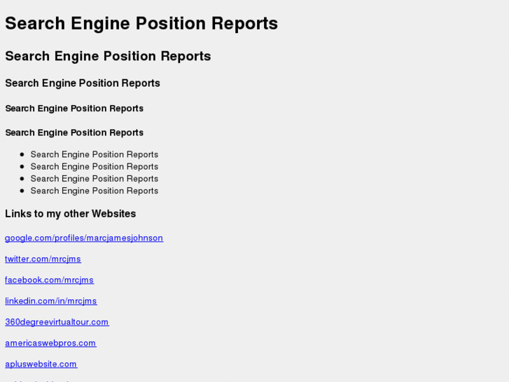 www.searchenginepositionreports.com