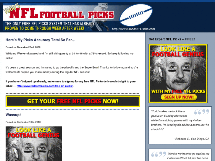 www.toddsnflpicks.com