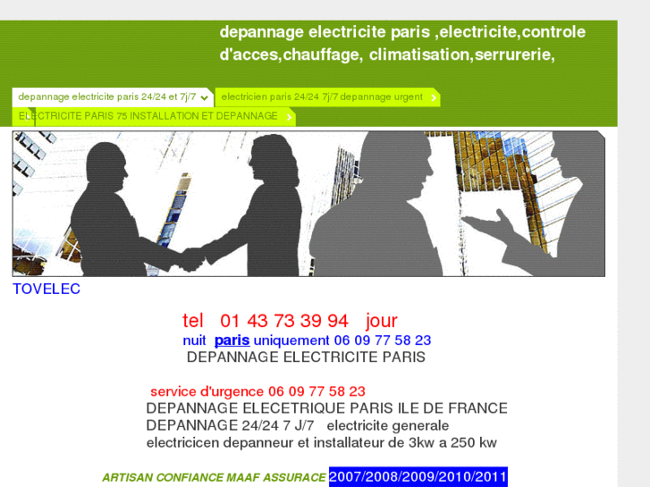 www.depannage-electricite-paris.fr