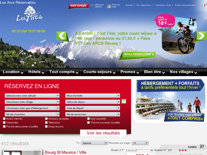 www.lesarcs-reservation.com