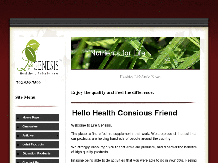 www.lifegenesis.net