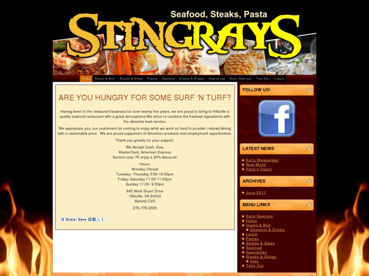 www.stingraysrestaurant.com