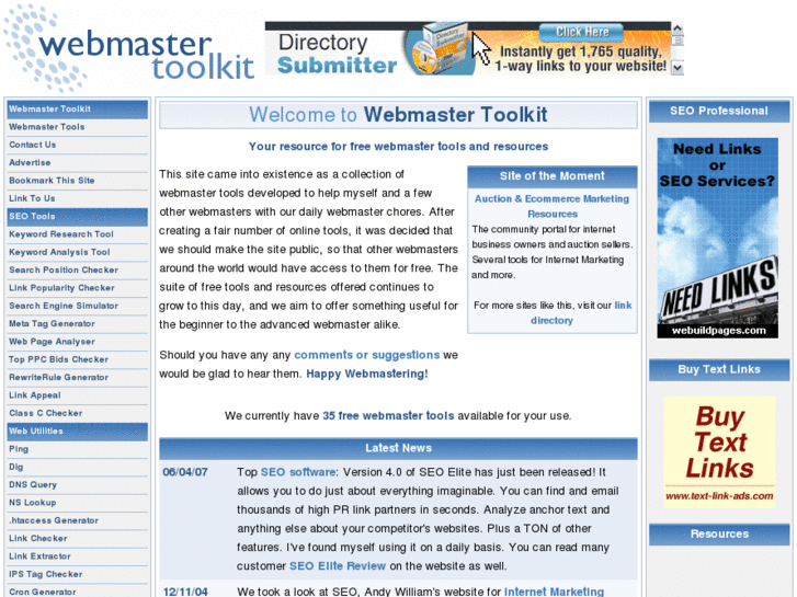 www.webmaster-toolkit.com