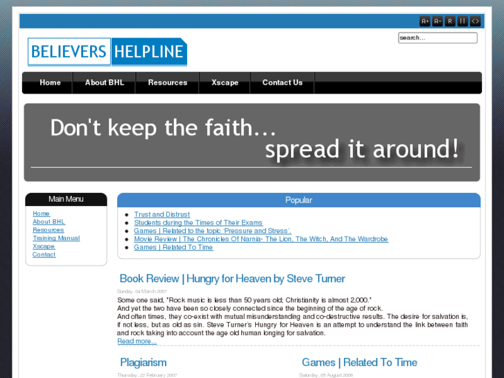 www.believershelpline.org