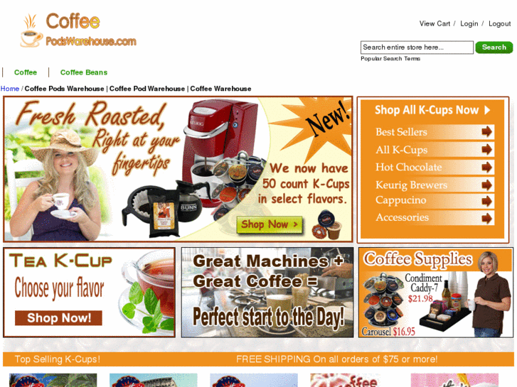 www.coffeepodswarehouse.com