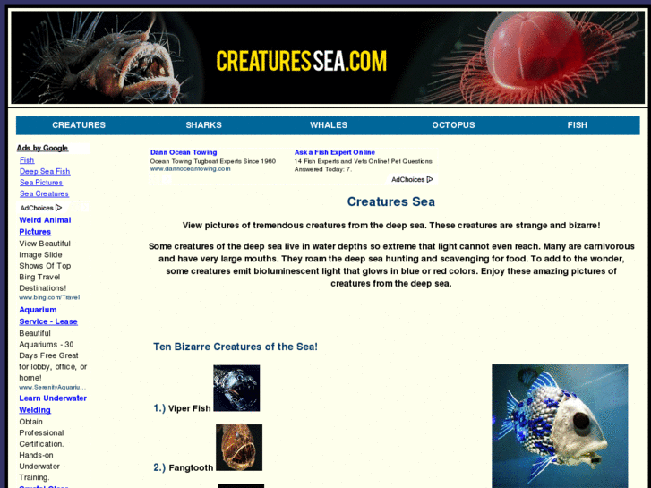 www.creaturessea.com