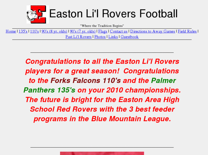 www.eastonlilrovers.org