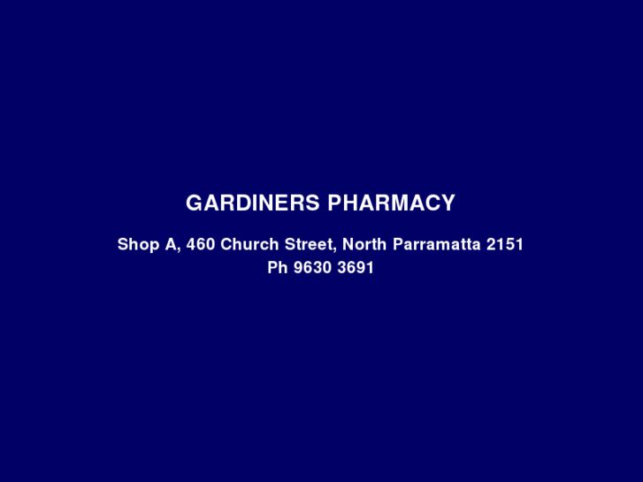 www.gardinerspharmacy.com