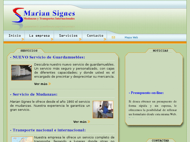 www.mariansignesmudanzas.com