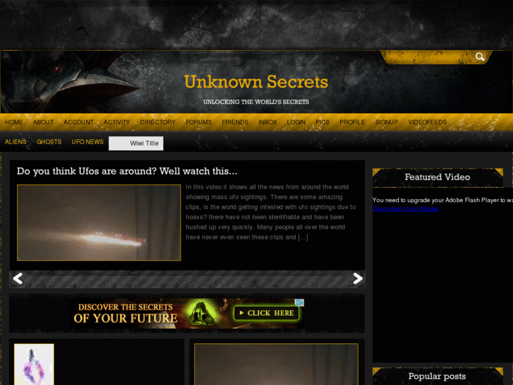 www.unknownsecrets.org