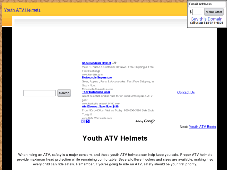 www.youthatvhelmets.com