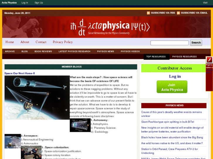 www.actaphysica.com