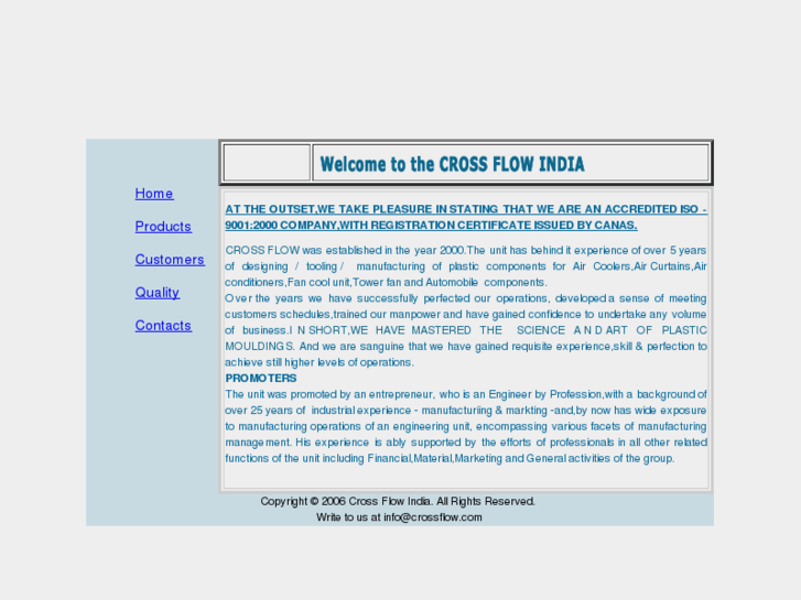 www.crossflowindia.com
