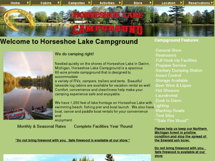 www.horseshoelakecampground.com