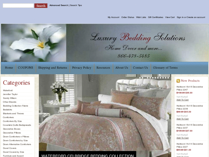 www.luxurybeddingsolution.com