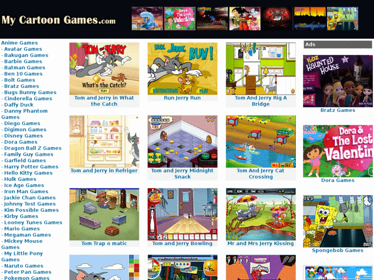 www.mycartoongames.com