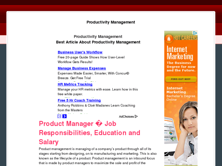 www.productivitymanagement.org