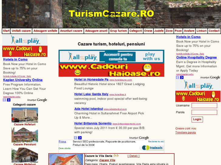 www.turismcazare.ro