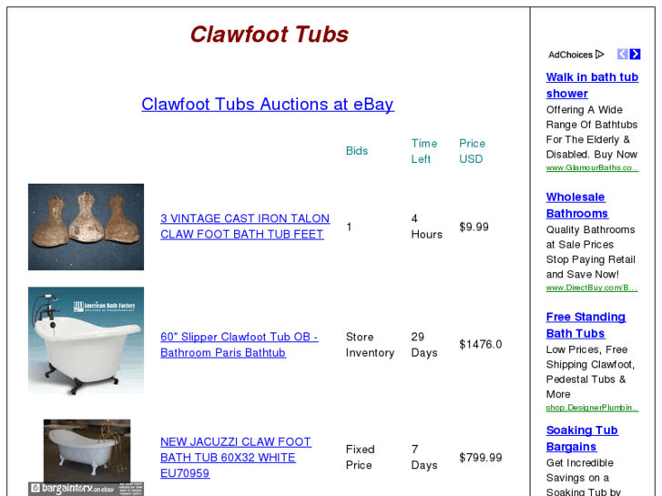 www.clawfoottubs.net