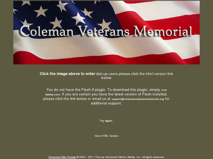 www.colemanveteransmemorial.org