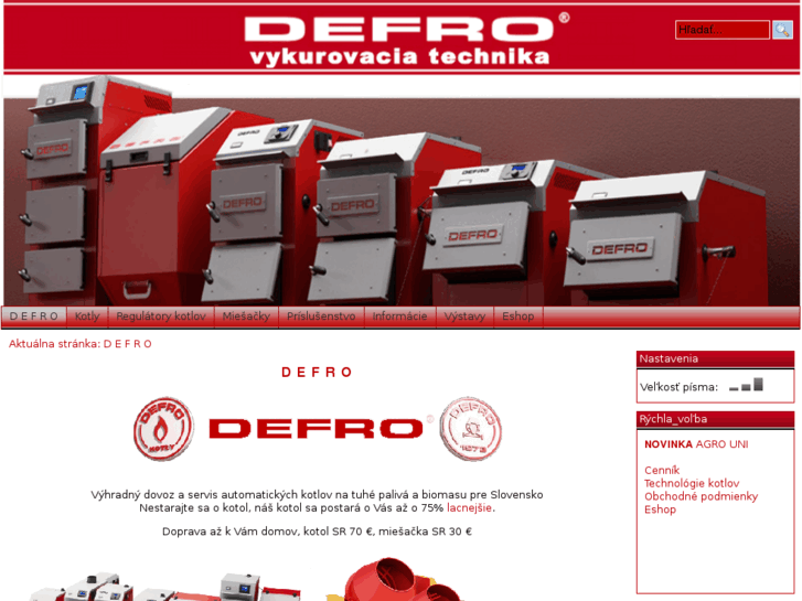 www.defro.sk