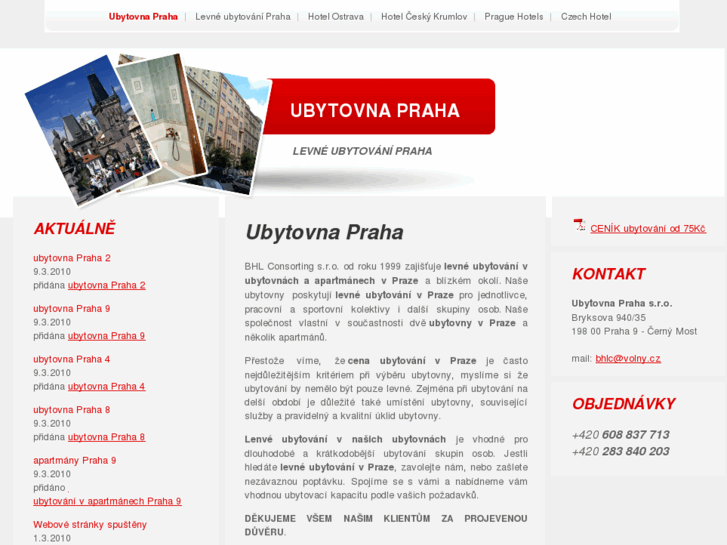 www.ubytovnapraha.net