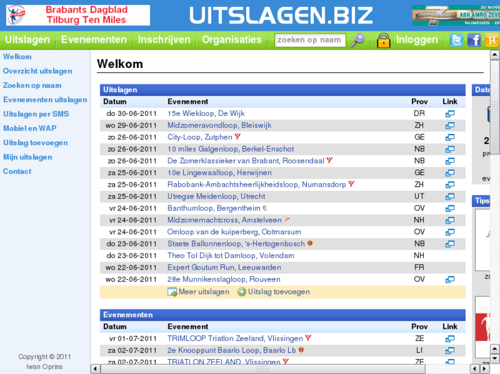 www.uitslagen.biz