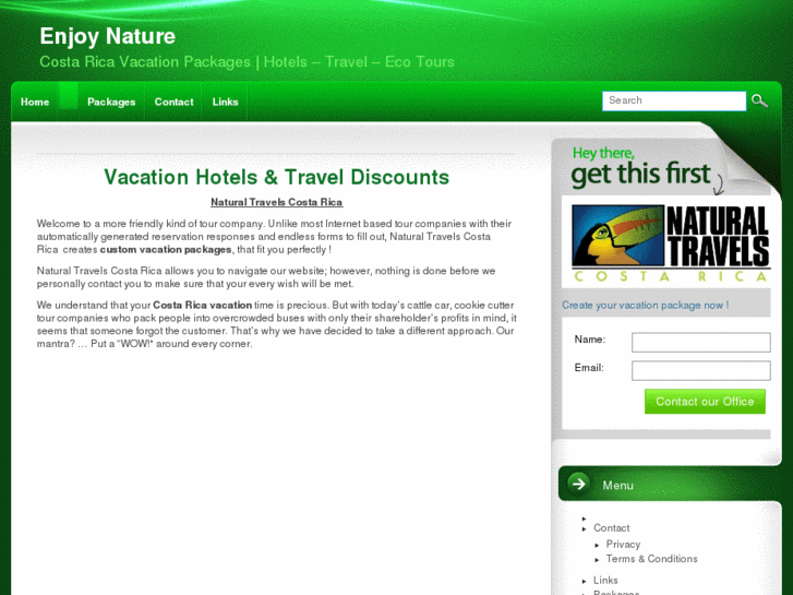 www.vacationpackagescostarica.net