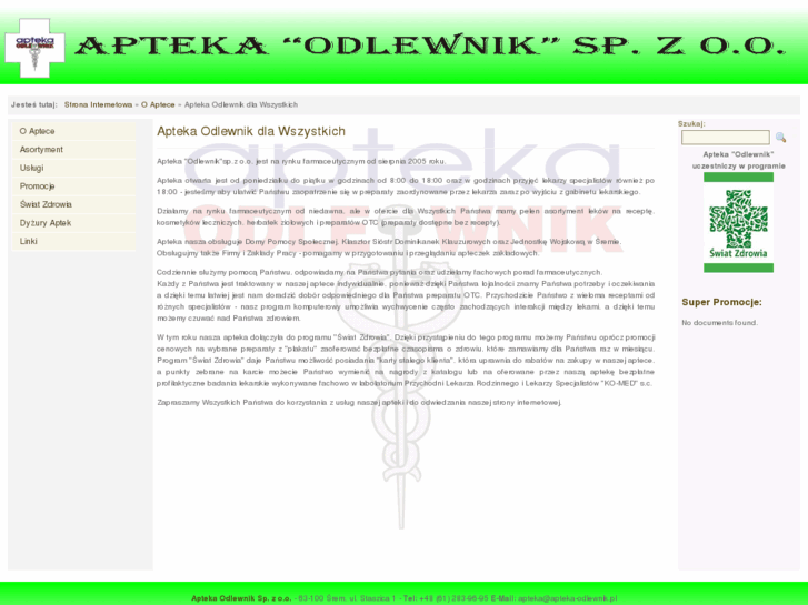 www.apteka-odlewnik.com