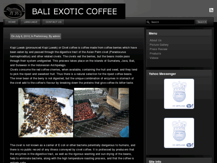 www.baliexoticcoffee.com