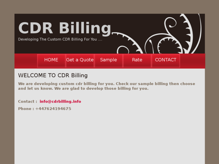 www.cdrbilling.info