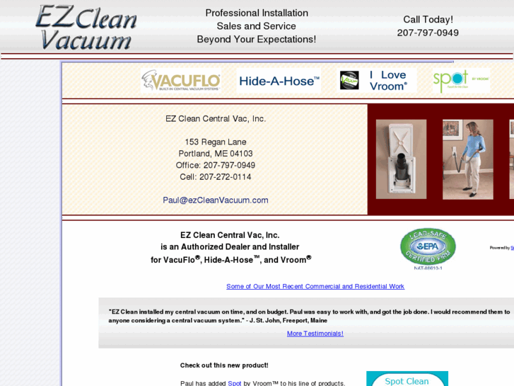 www.ezcleanvacuum.com