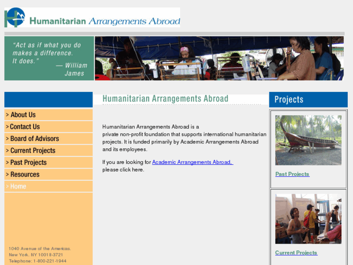 www.humanitarianarrangementsabroad.org