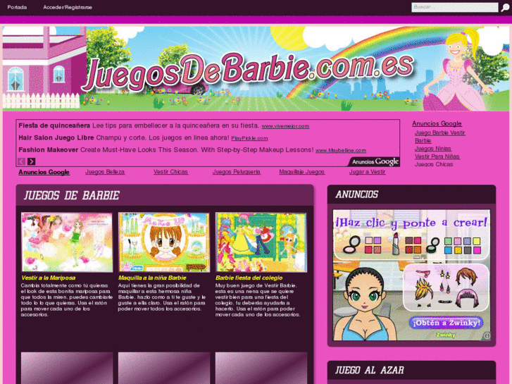 www.juegosdebarbie.com.es