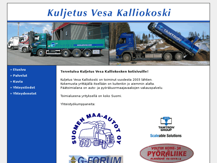 www.kuljetuskalliokoski.net