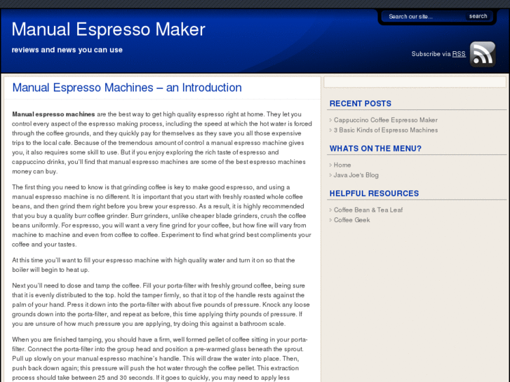 www.manualespressomaker.com