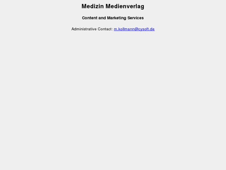 www.medizinnet.de