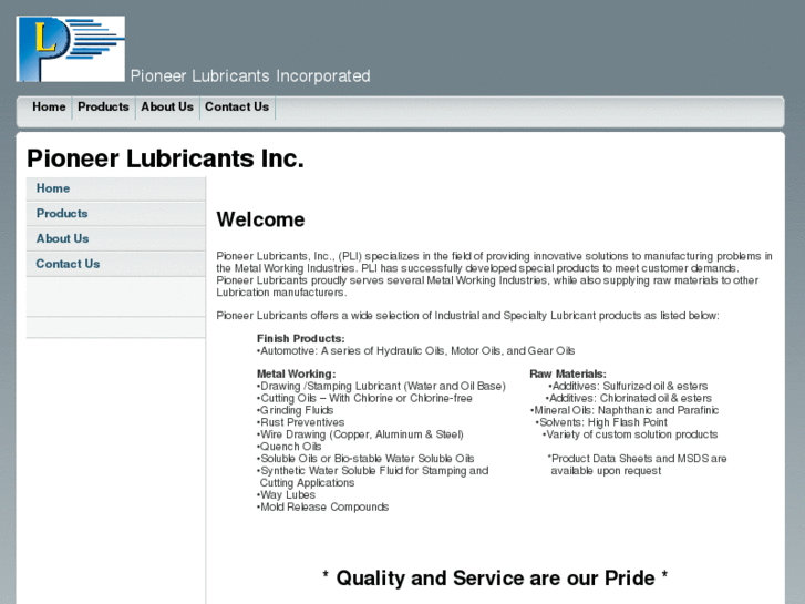 www.pioneerlubricants.com