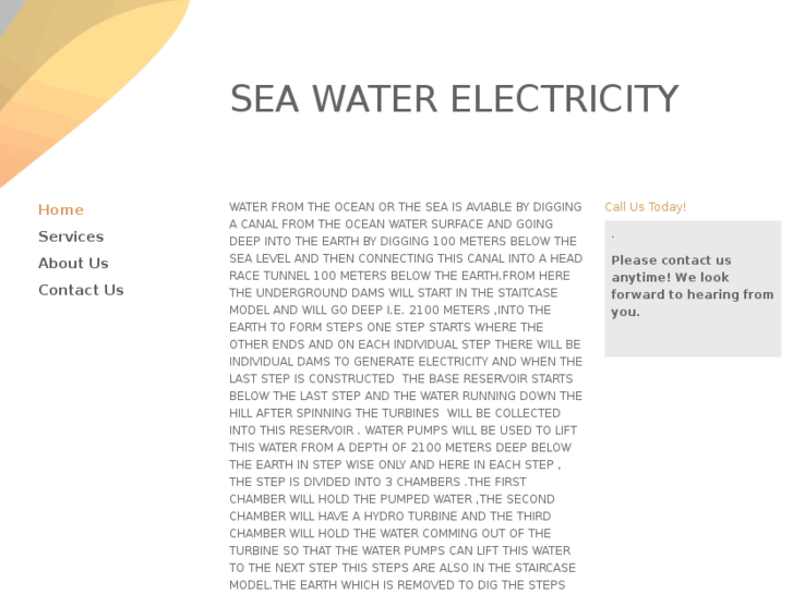 www.seawaterelectricity.in