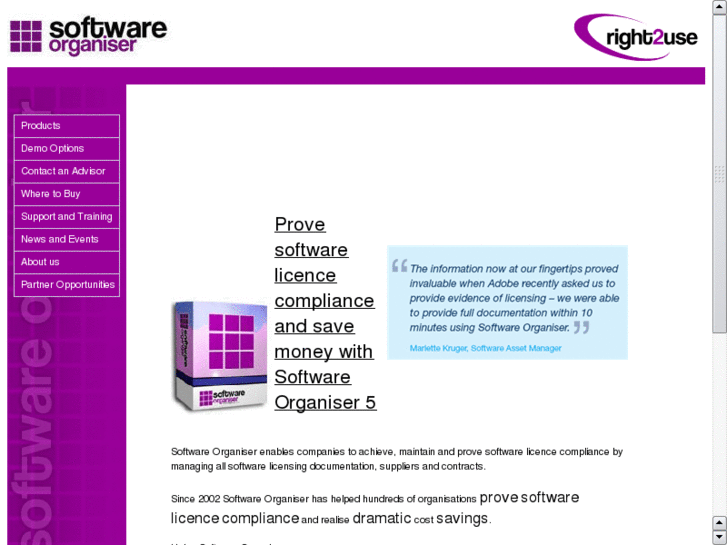 www.softwareorganiser.biz