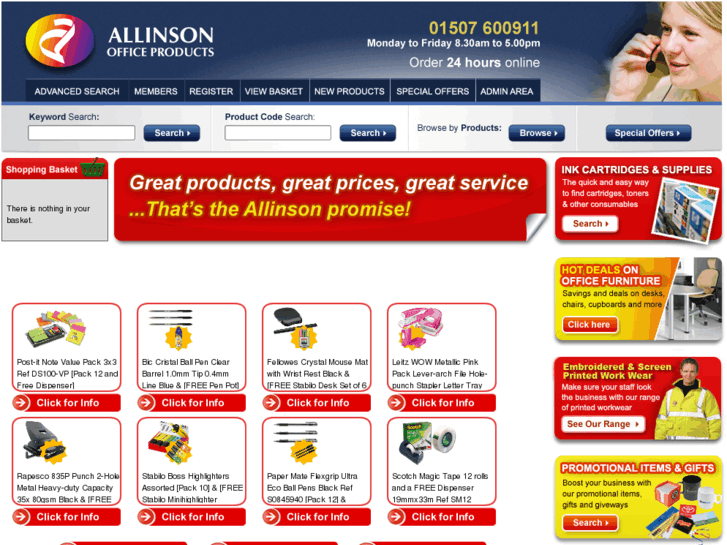 www.allinsonofficeproducts.com