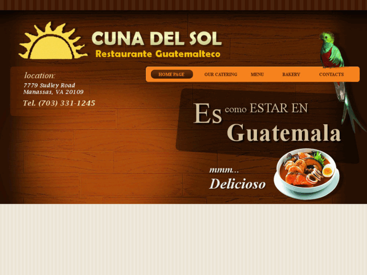 www.cunadelsolrestaurant.com