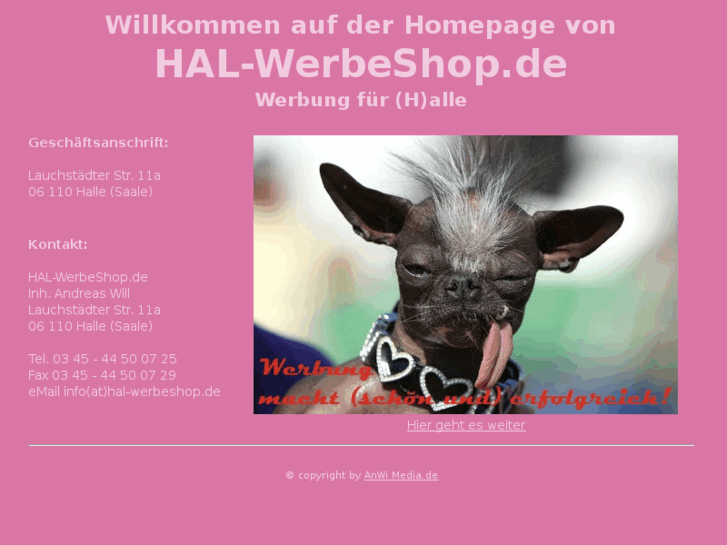 www.hal-werbeshop.de