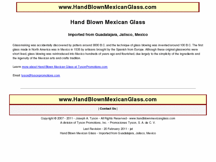 www.handblownmexicanglass.com