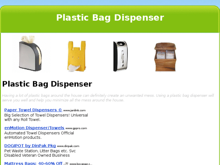 www.plasticbagdispenser.net