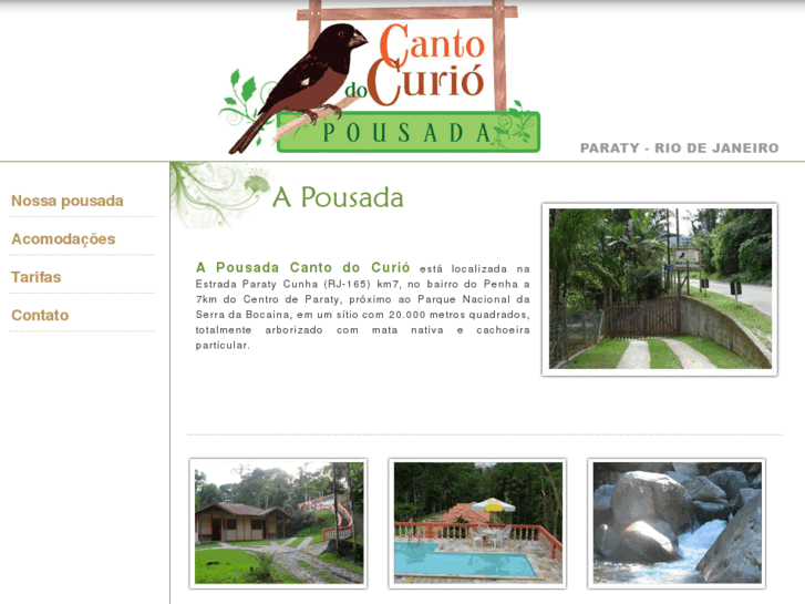 www.pousadacantodocurio.com