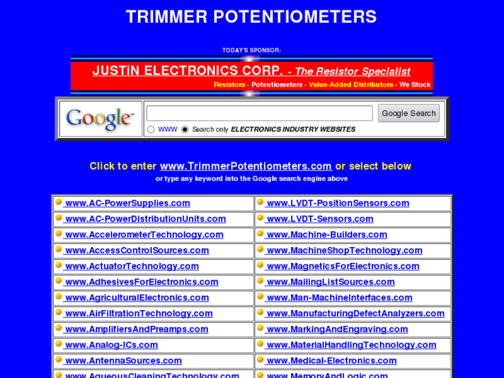 www.trimmerpotentiometers.com