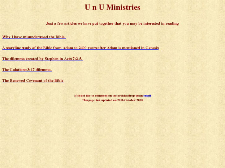 www.unuministries.com